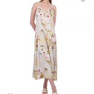 NWT Floral Elegance slip Maxi Dress